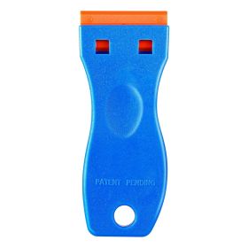 Plastic Razor Blade Scraper, 2PCS Scraper Tool, 120PCS Plastic Blades, Cleaning Scraper Remover for Stickers, Decals, Adhesive, Labels